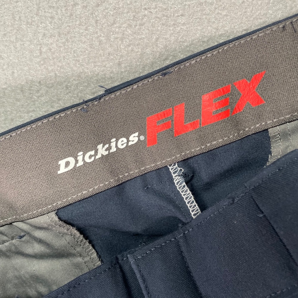 Dickies Flex Work Pants Mens 34x34 Navy Regular Straight WP840 Workwear - Picture 7 of 8